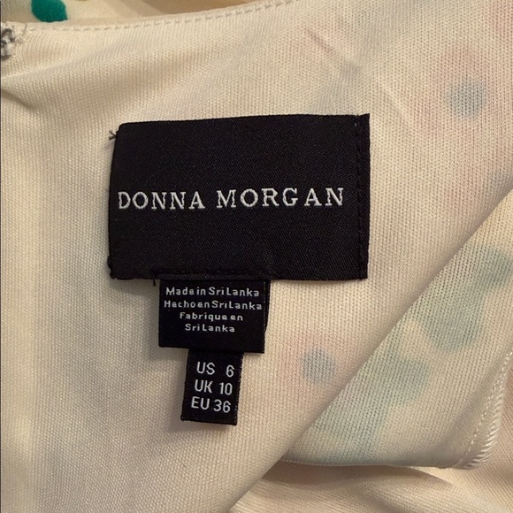 Donna Morgan Floral V-Neck Midi Dress - Picture 6 of 7